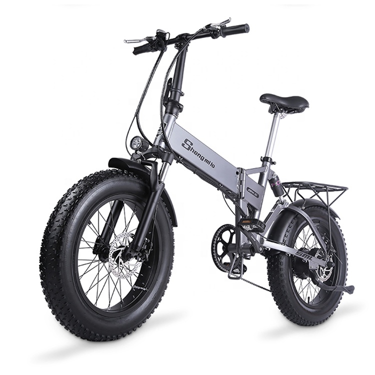 SHENGMILO EU warehouse Free Dropshipping 48v 500w Electric Folding Bicycle Folding Electric Bike Ebike E-Bike