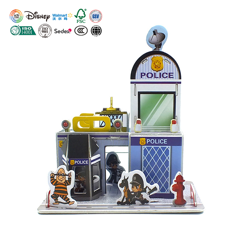 Творческий детей DIY головоломки игрушка пены бумага 3D стереоскопического модель головоломки