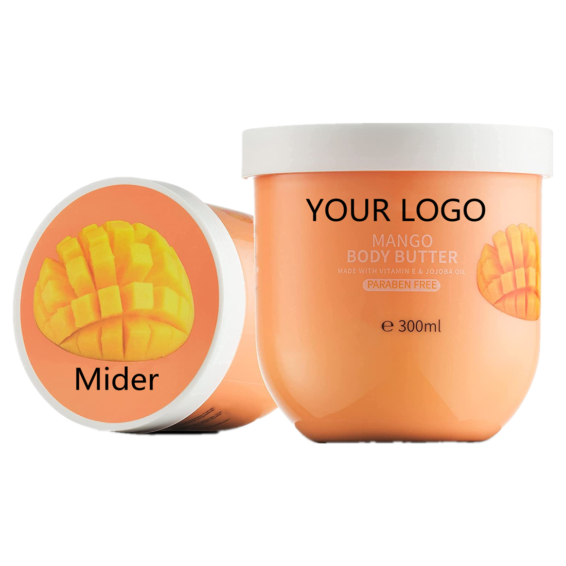 Wholesale Custom Logo All Natural Cocoa Shea Butter Cream Mango Organic Moisturizing Whipped Butter Body Lotion