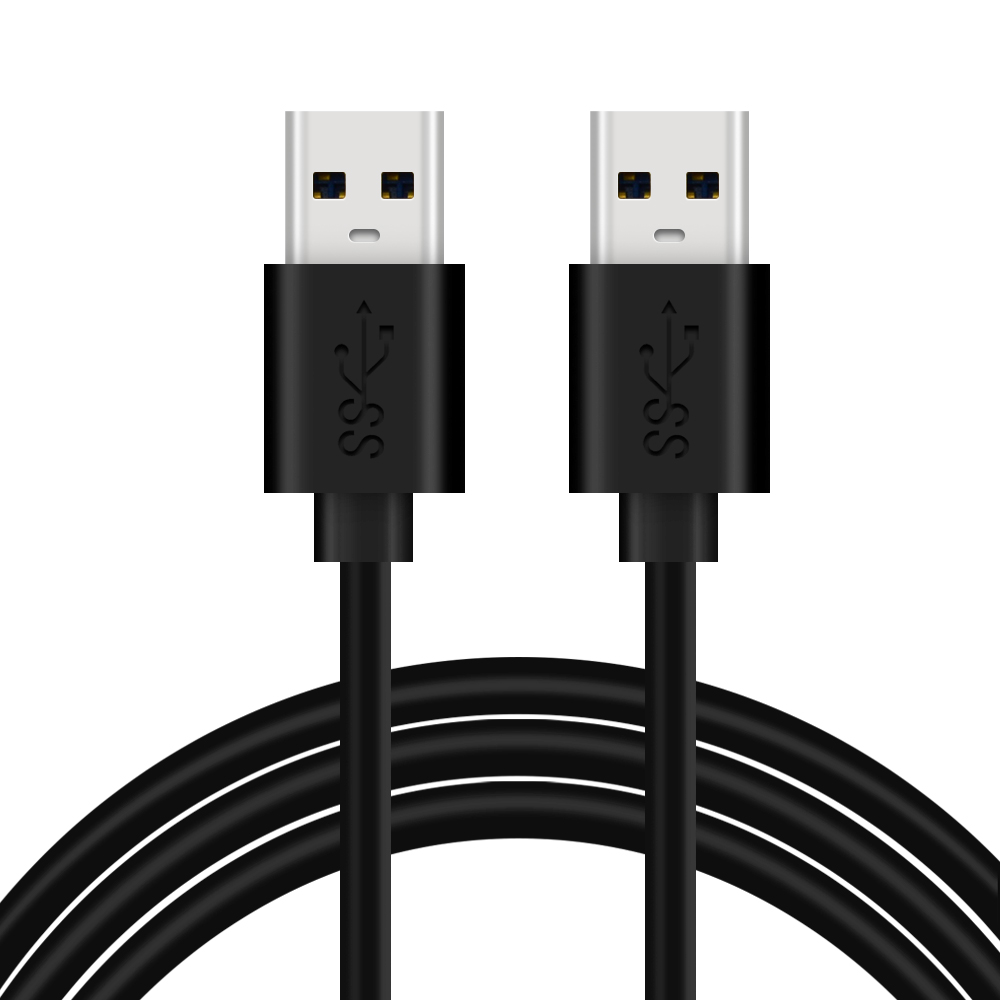 Черный высокоскоростной кабель Usb type-3.0A к USB 3.0A Штекерный кабель для использования удлинительного кабеля