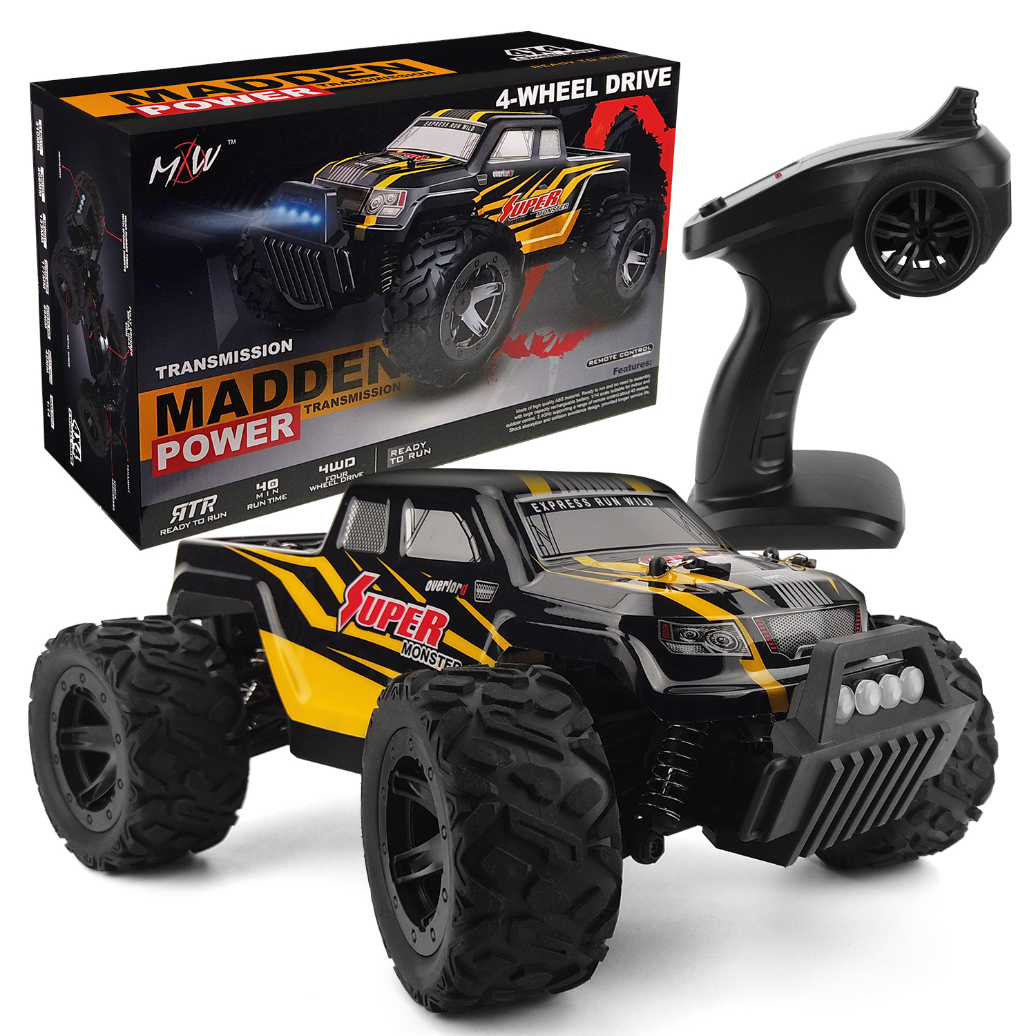 Лидер продаж Amazon внедорожник 4x4 альпинистские автомобили 1/14 высокоскоростной Радиоуправляемый автомобиль Jlb гоночный гепарт
