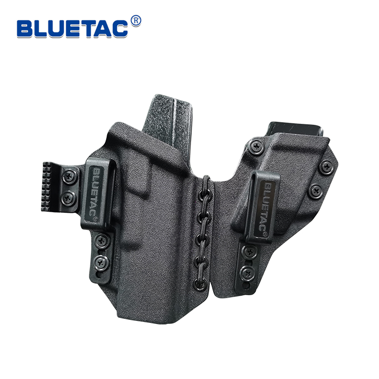 Кобура BLUETAC Kydex IWB, скрытый держатель для переноски с магнитным мешочком, кобура черного цвета, новый дизайн, форма Bluetac