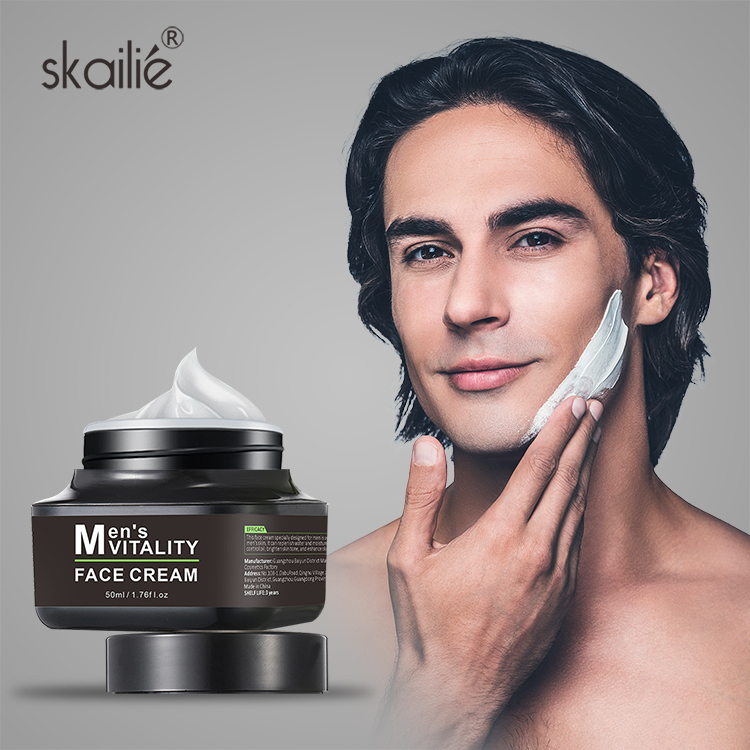 Private Label Brightening Anti Aging Men'S Face Moisturizer Man Face Cream Skin Whitening Face Cream For Men