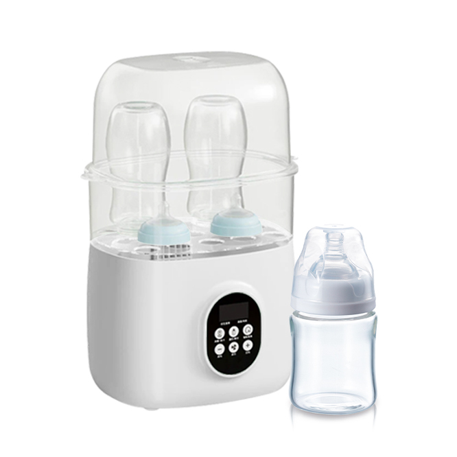 New Born Portable Electric Steam Sterilizer for Baby Feeding BPA Free Bottle Warmer for Milk Bottle Drying