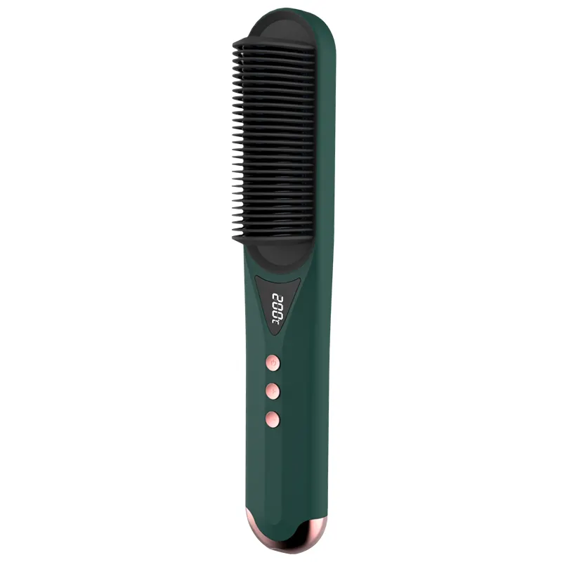 GESS Multifunction Straightening Heating Comb Electric Styling PTC Heating Straight Hair Comb