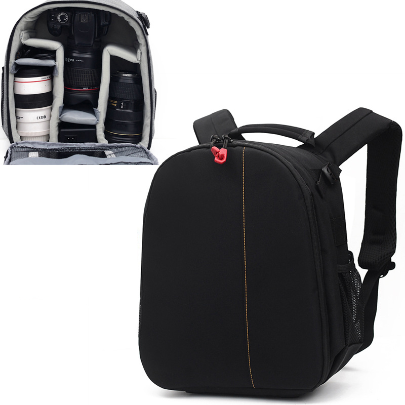 Small professional multifunctional SLR camera bag large capacity camera bag waterproof and wear-resistant travel photography bag