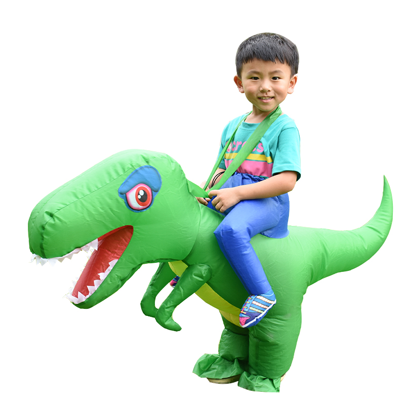 2020 Новое поступление надувной костюм динозавра на Хэллоуин T-rex, подарок для вечеринки, детский надувной костюм динозавра для детей 70-100 см