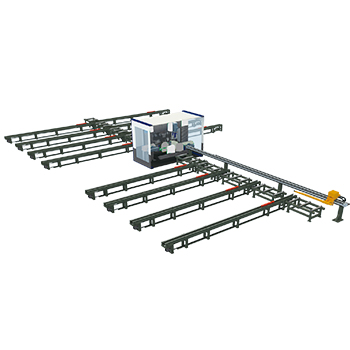 Производственная линия Cnc 3D сверлильный станок для профиля луча