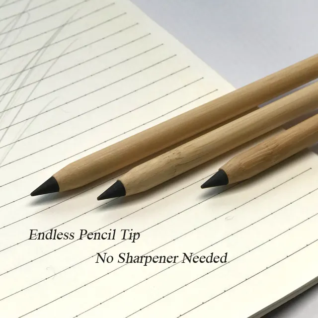 2022 New Eco Friendly Bamboo Endless Inkless Eternal Pencil
