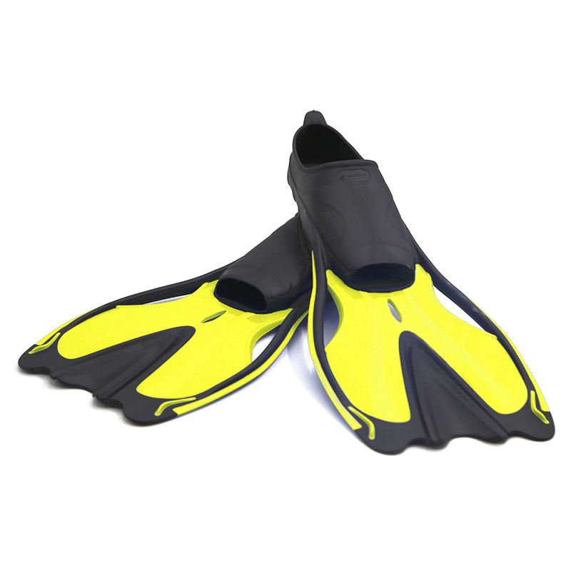 Pink Black Yellow Lightweight Custom Logo TPR Rubber Snorkeling Diving swimming Fins