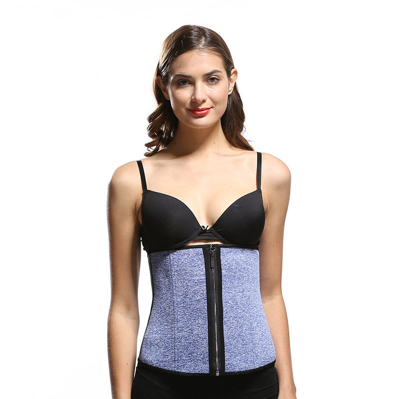 waist trainer with zipper Weight lifting slimming massage belt Traction belt retaining belt waist back support shirt