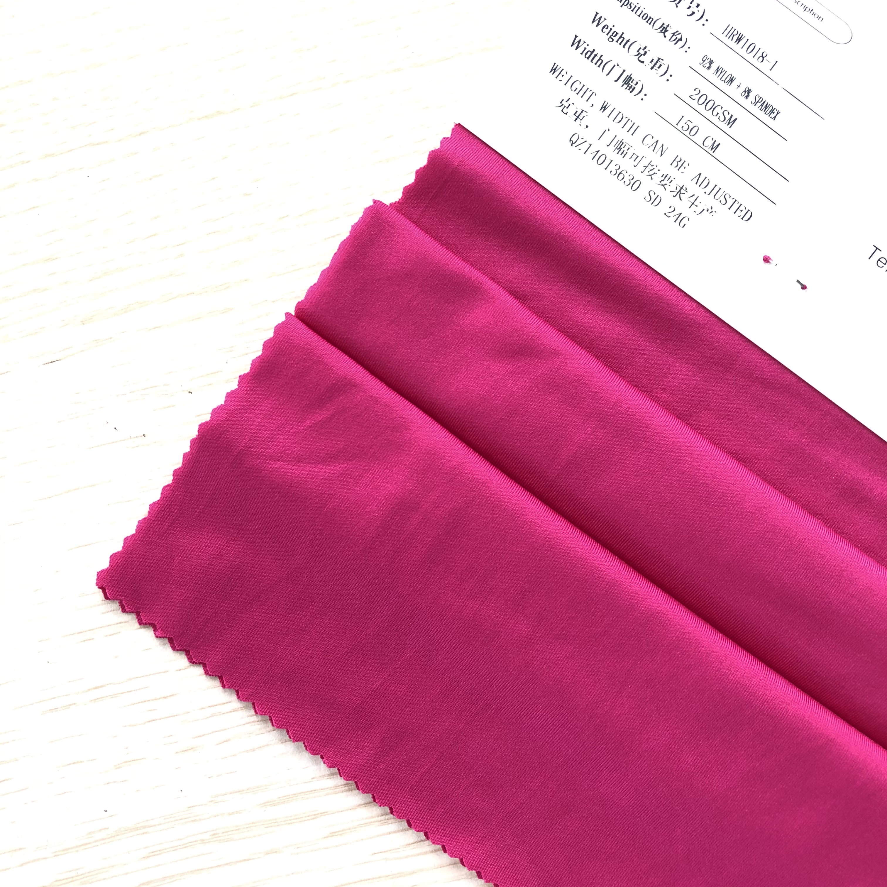 Хорошо тянутся 92/8 нейлоновая лайкра трикотажная одежда; lululemon Спорт Ткань