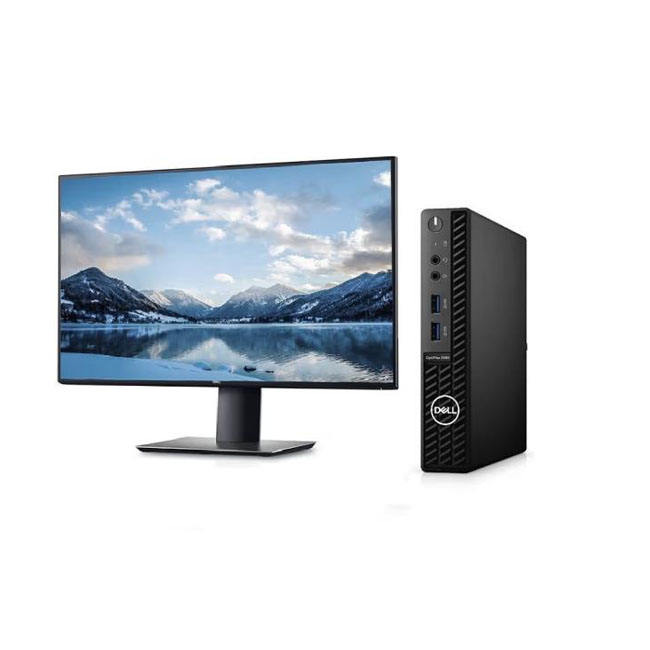 New Dell OptiPlex3000MFF New 12 Generation коммерческий мини-микрокомпьютер G7400T 4G 256G SSD