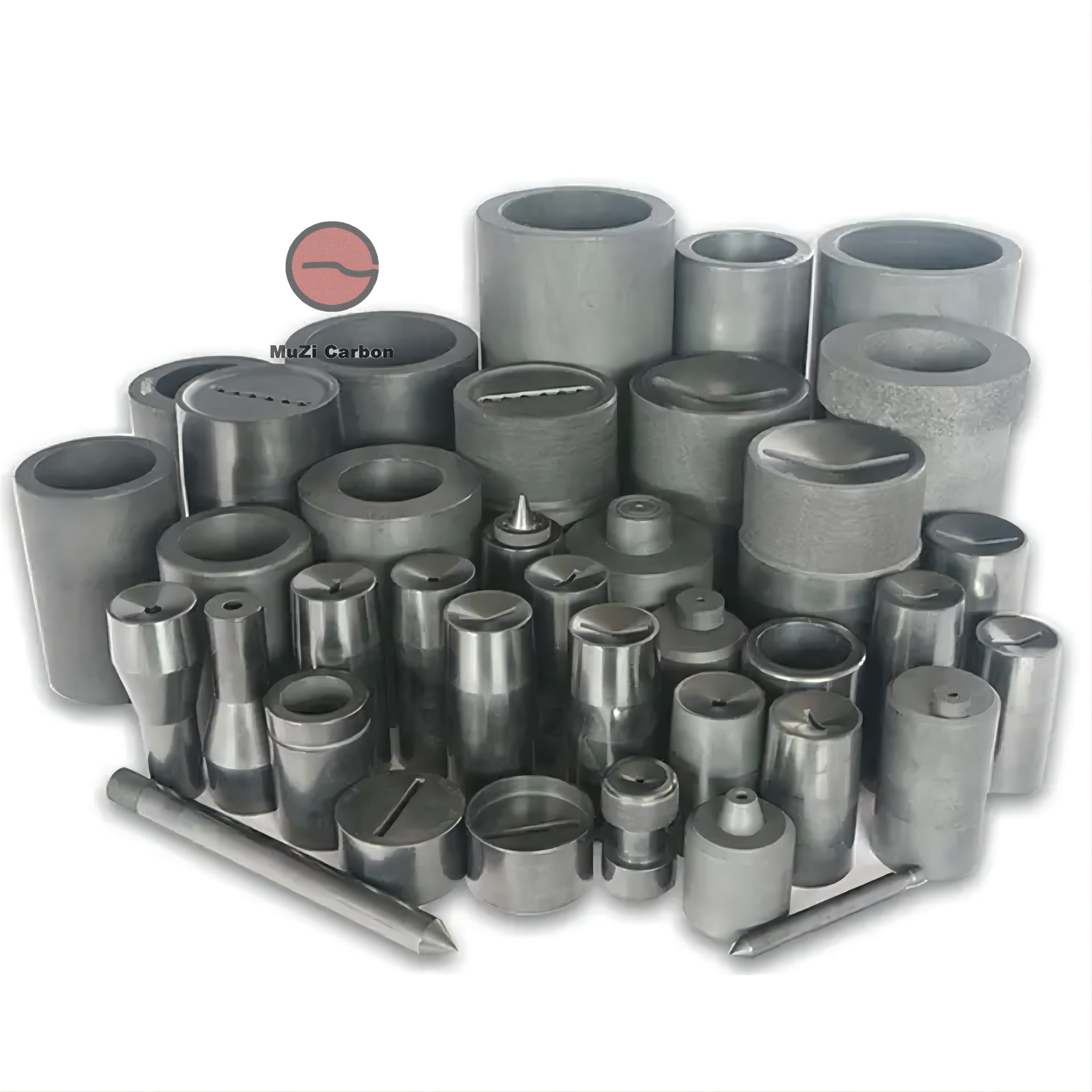 High purity customizable graphite crucible for smelting metal