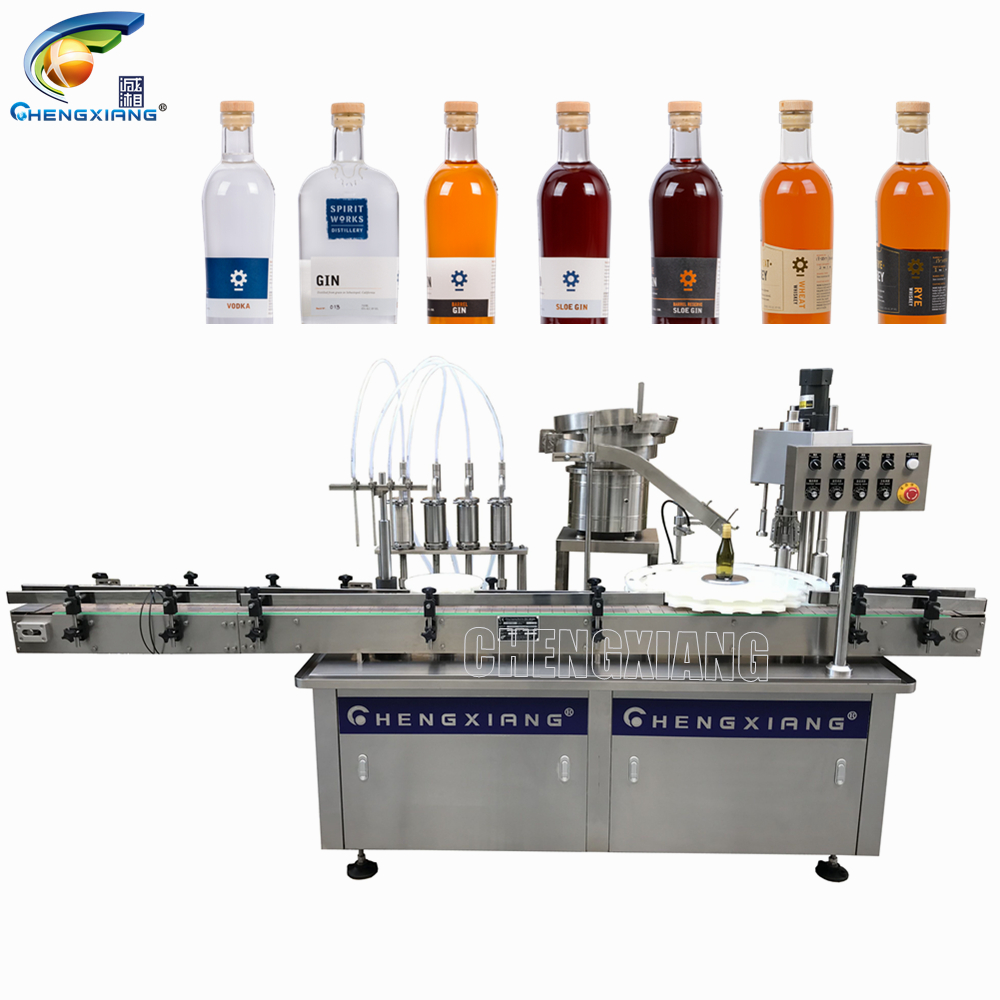 Shanghai machinery automatic 180 мл 240 мл 360 мл линия розлива вина