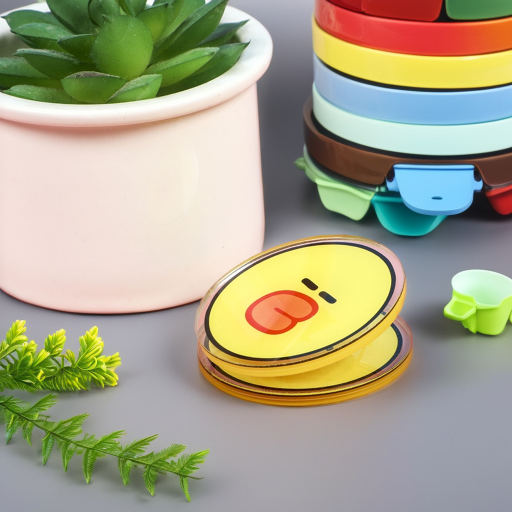 Custom Acrylic Paper Clips Cartoon Clip High-quality Hot-selling Factories Cute Custom Logo Plastic Clamp Sticky Notes 100 Pc