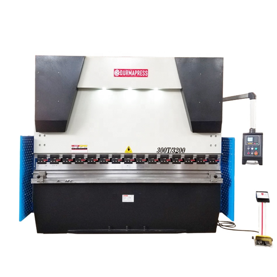 WC67K 300T 3200 china press brake machine , 300 Ton hydraulic nc press break