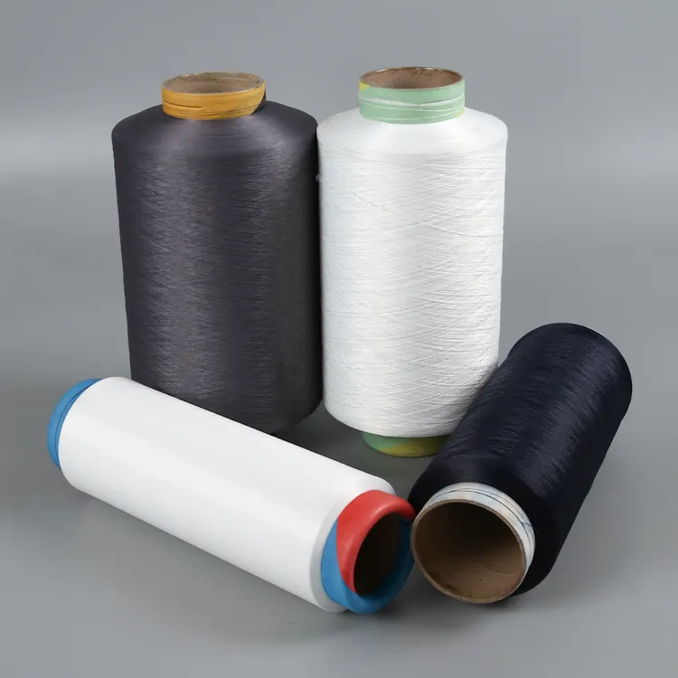 ACY 20/150 air covered yarn 20D spandex covered polyester 150D  for socks