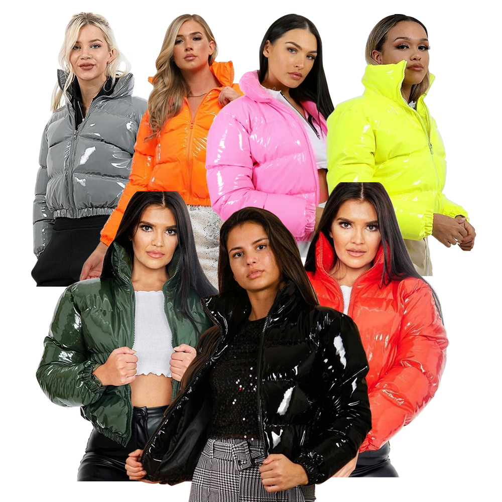 14 colors 2021 Women Puffer Bubble Winter Coats Girls Women Fall Fashion Clothes Plus Size Women Faux Down Coats Jackets