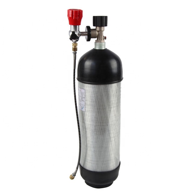 6.8L 300bar 4500psi углеродного волокна газовых баллонов pcp пистолета pcp насос pcp клапан