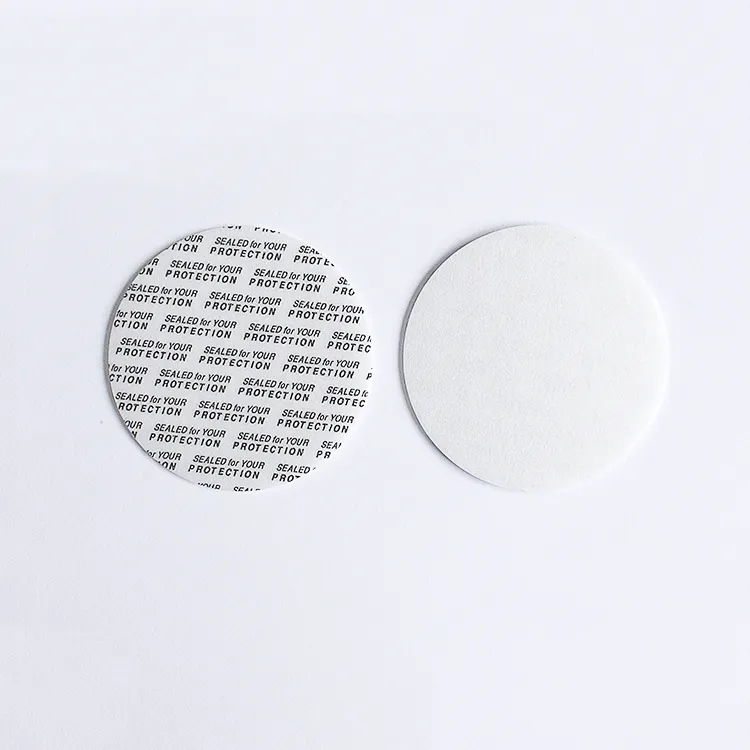 1000pcs/batch Self-adhesive PE foam pressure sensitive bottle cap seal liner/gasket/lid/wad sealed for your protection