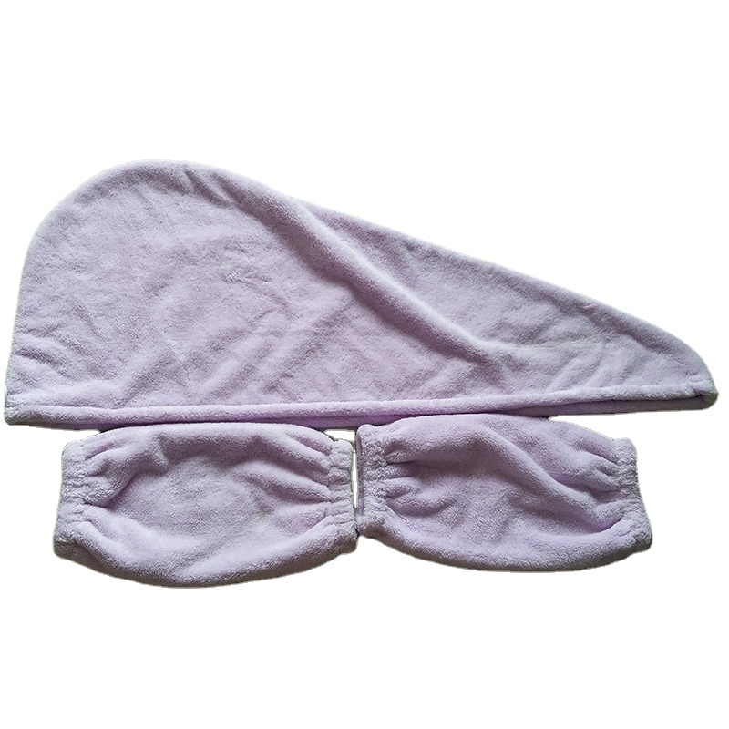 Free sample with fast delivery microfiber towel hair drying towel with sleeves sets
