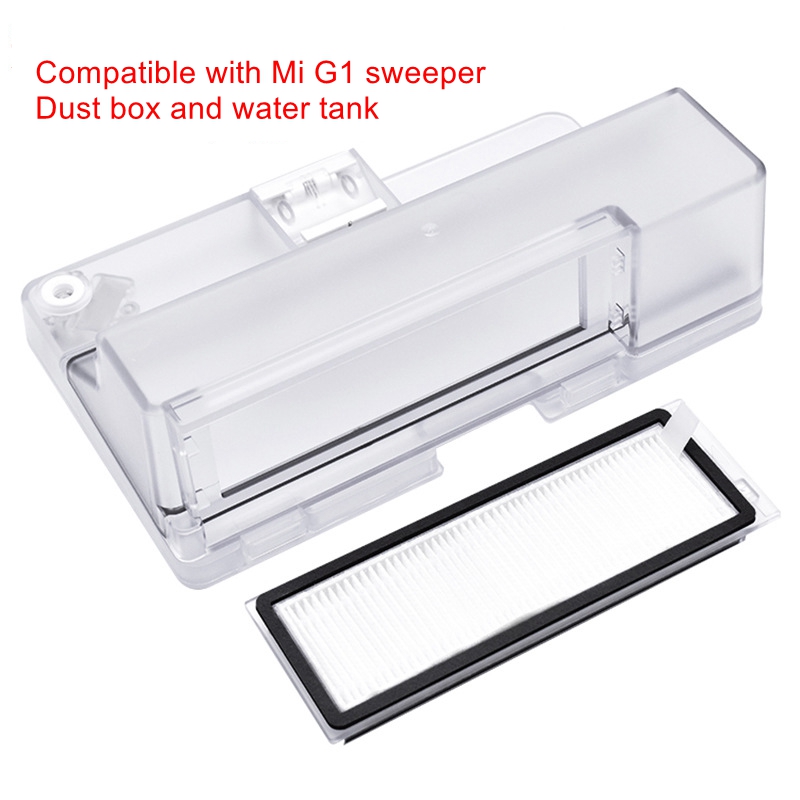 Suitable for Mijia sweeping and mopping robot G1 accessories filter water tank dust box 2 in 1 all-in-one component set