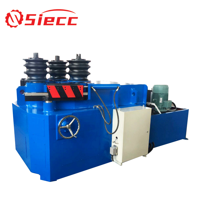 Hydraulic 3 rollers rolling machine for round pipe