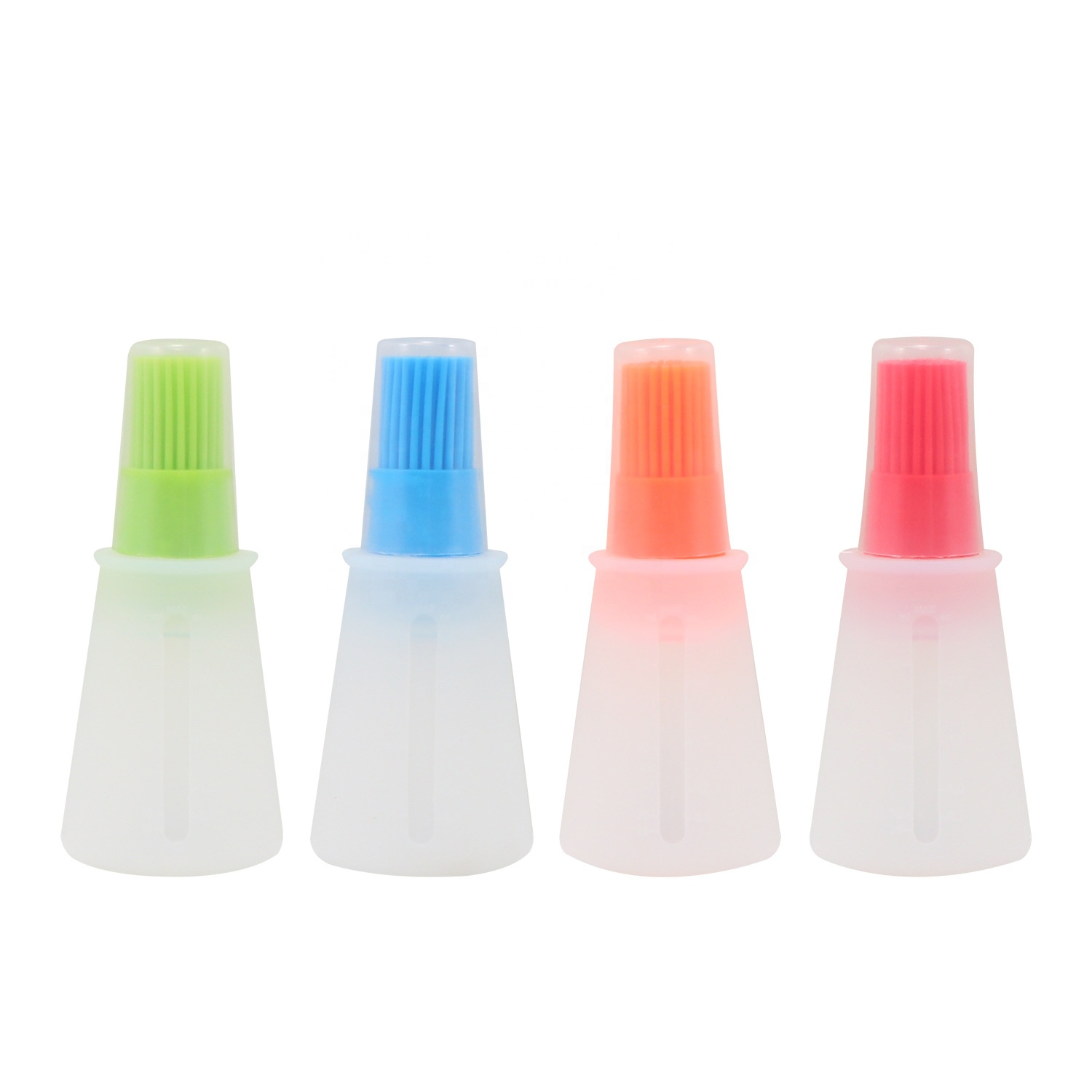 Wholesale Continued Silicone Oil Bottle Portable BBQ Accessories For Kitchen Barbecue Silicone Oil Bottle Brush