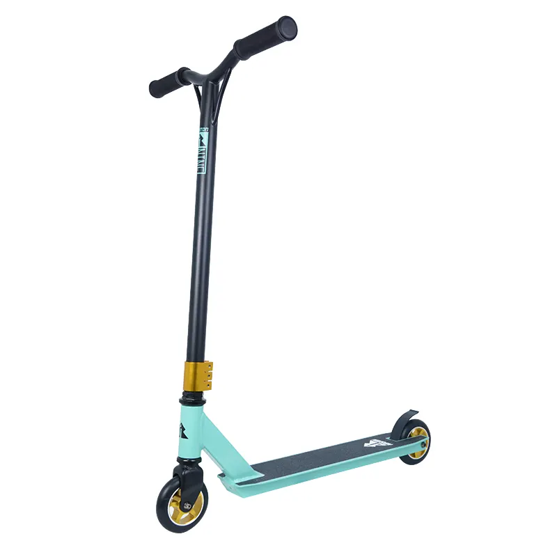 Pro Stunt Scooter With Anodized Gold Clamp For Adults