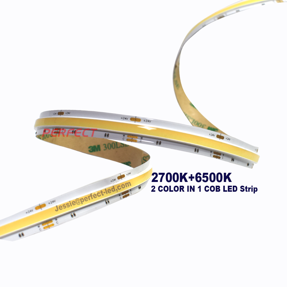 Новая двухцветная СВЕТОДИОДНАЯ лента 1008led FOB COB с регулируемой яркостью ССТ высокой плотности