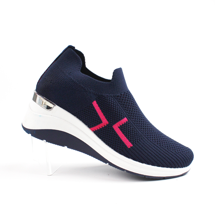 shoe vendors Low cost wholesale New ladies thick-soled casual shoes high elastic socks womans shoes zapatos mujer