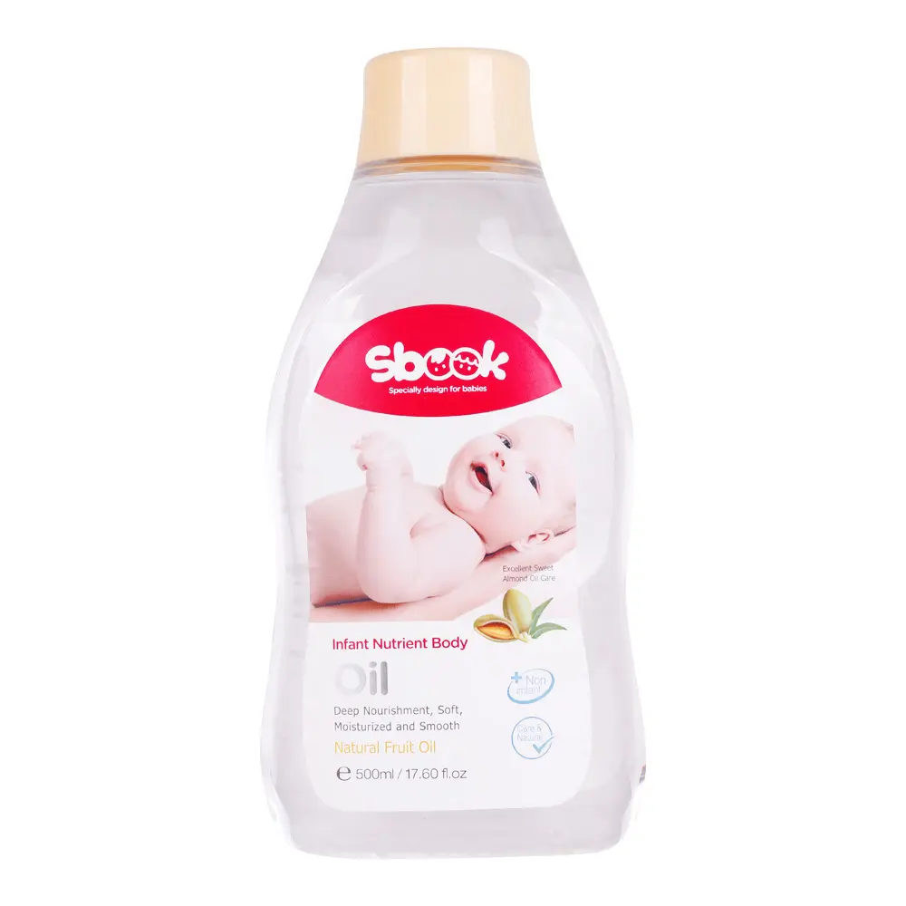 SBOOK Baby Oil 500ml Coconut Extra Skin Ultra Care Lightening Skin Original Factory Sales in Bulk Baby Oil