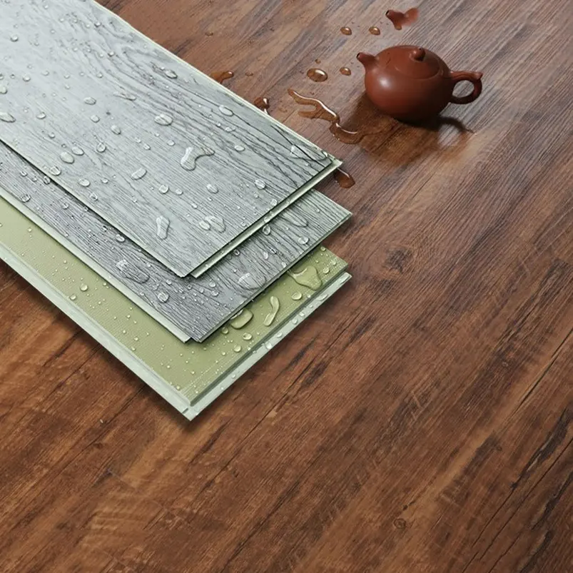Luxury Rigid Waterproof 4mm 5mm 8mm Click Lock Stone Plastic Composite Flooring Vinyl Spc Flooring