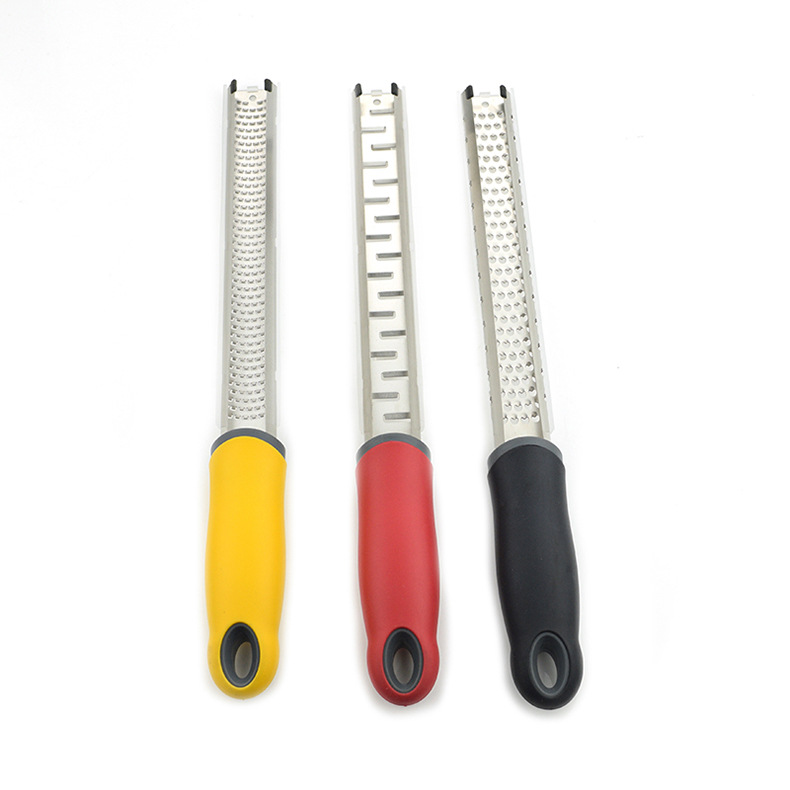 Stainless steel Kitchenware Fruit turnings chip scraper lemon grater chocolate grater cheese grater