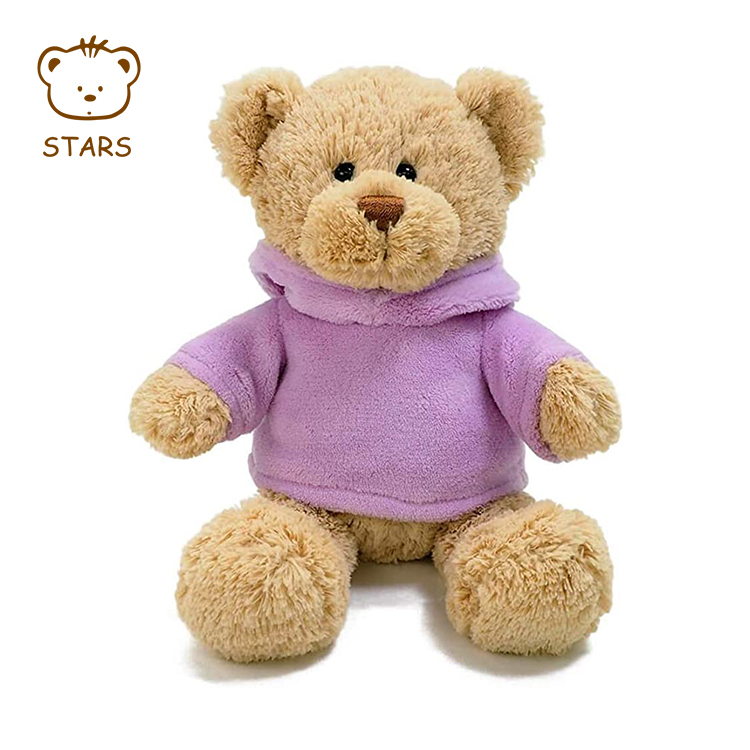 Wholesale Animal Toy Stuffed Plush Teddy Bear With T-shirt