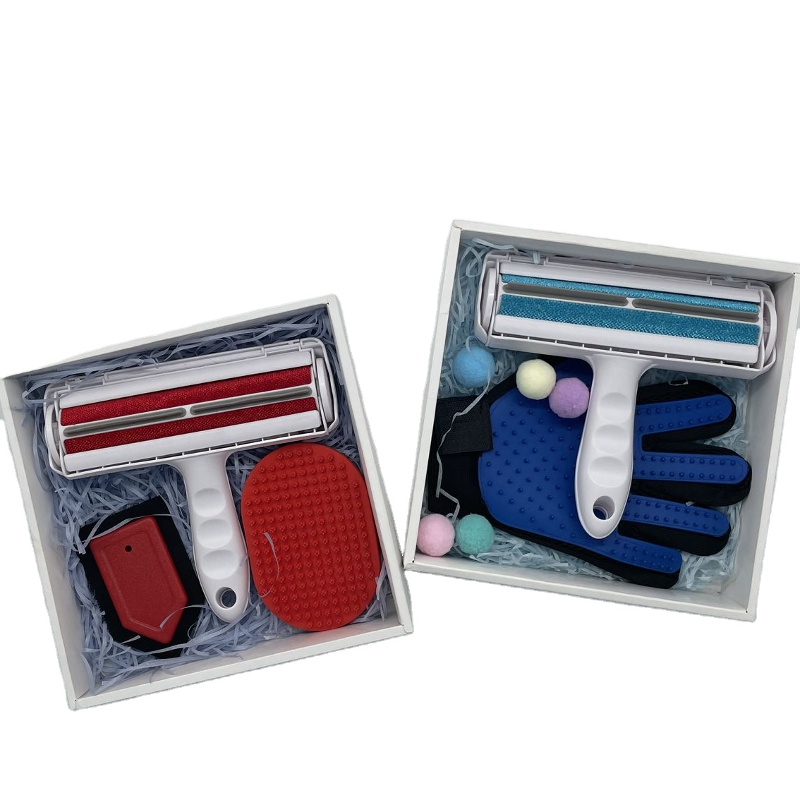 combination pack series pet hair removal roller and glove cat and dog lint roller cleaning brush pet hair remover