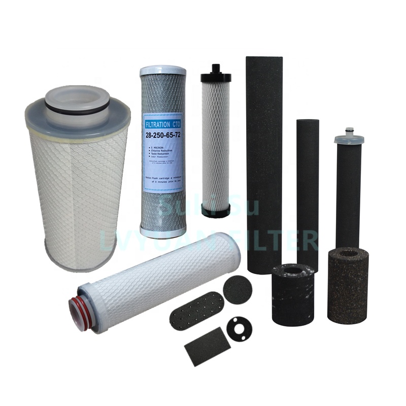 Фабрика 5 7 8 10 20 30 ''дюйма PP осадков CTO cartucho де filtro de углерода activado для agua filtros de carbono фильтр для воды