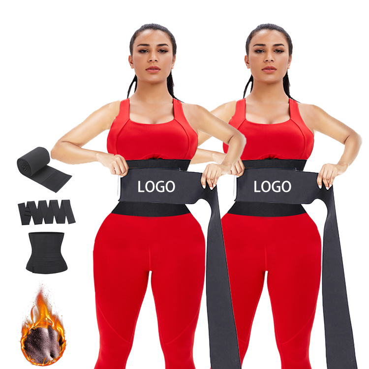 Custom Logo 2021 waist wrap nylon belt waist trainers and shape wear waist trainer trimmer