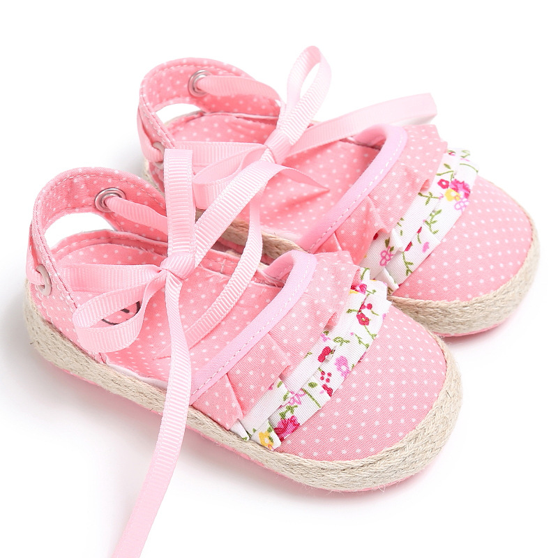stitching smooth cotton baby girl princess summer children dress shoes