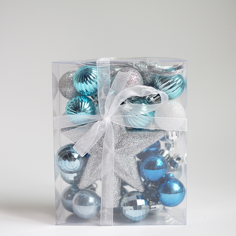 3cm/4cm/6cm/8cm 24pcs Creative Christmas Atmosphere Holiday Christmas Tree Home Outdoor Christmas Decoration Ball
