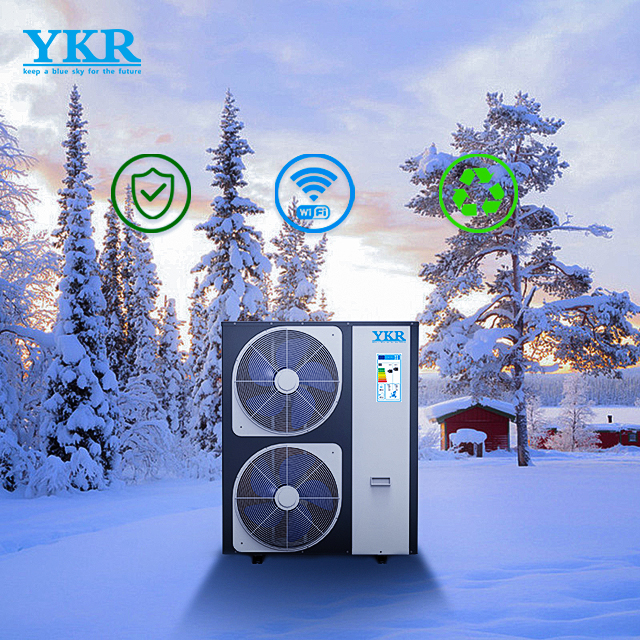 YKR тепловой насос высокой мощности ErP A +++ R32 Wi-Fi 24 кВт 30 кВт DHW нагревательный охлаждающий моноблок источник воздуха инвертор постоянного тока воздушный водяной тепловой насос