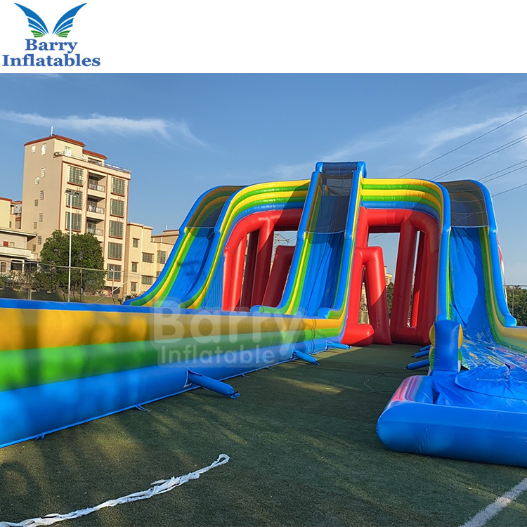 commercial PVC water park equipment inflatable water slide adult