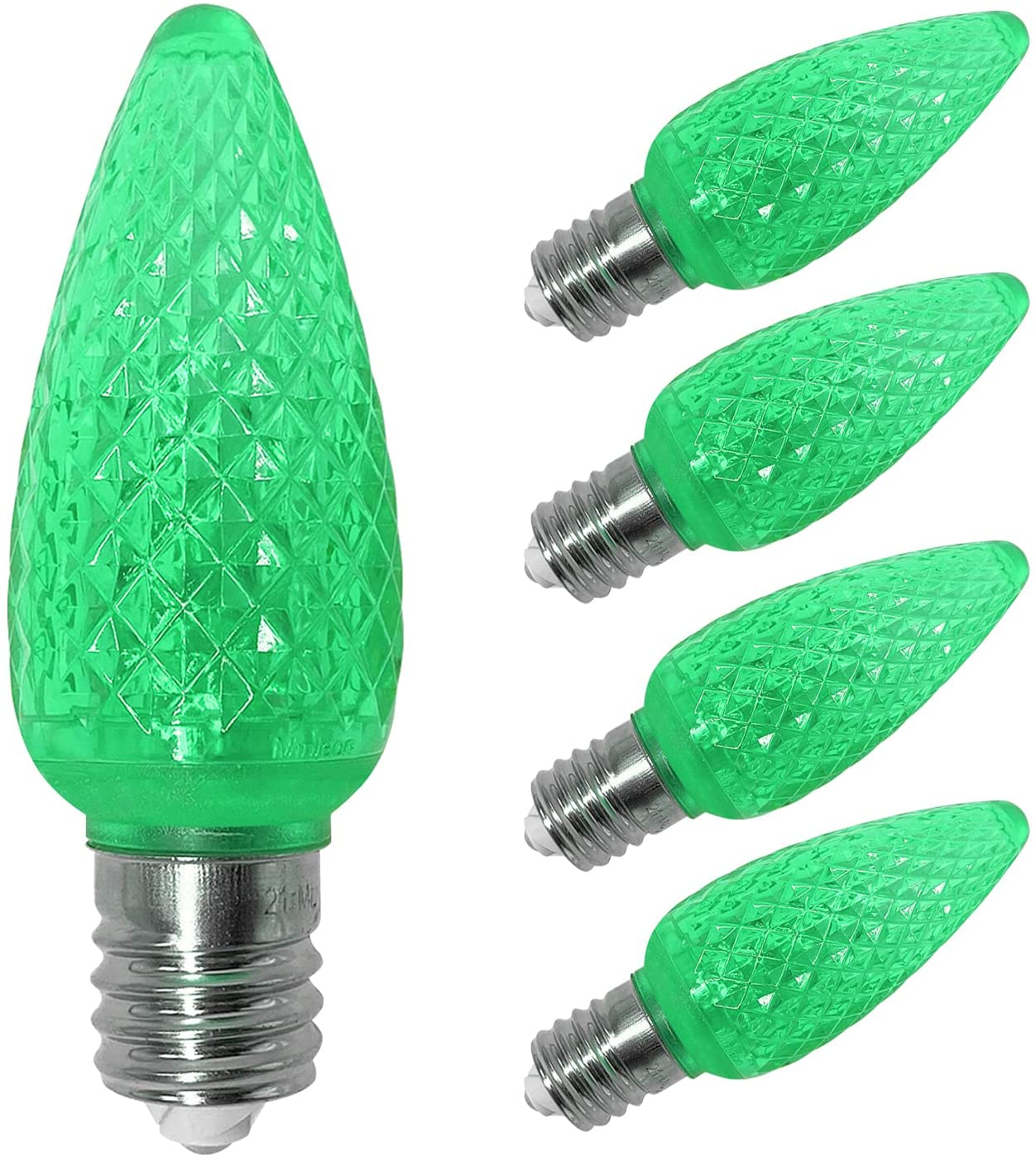 Рождественские лампы C9 LED E17 граненые рождественские Сменные лампы c9 запасные лампы