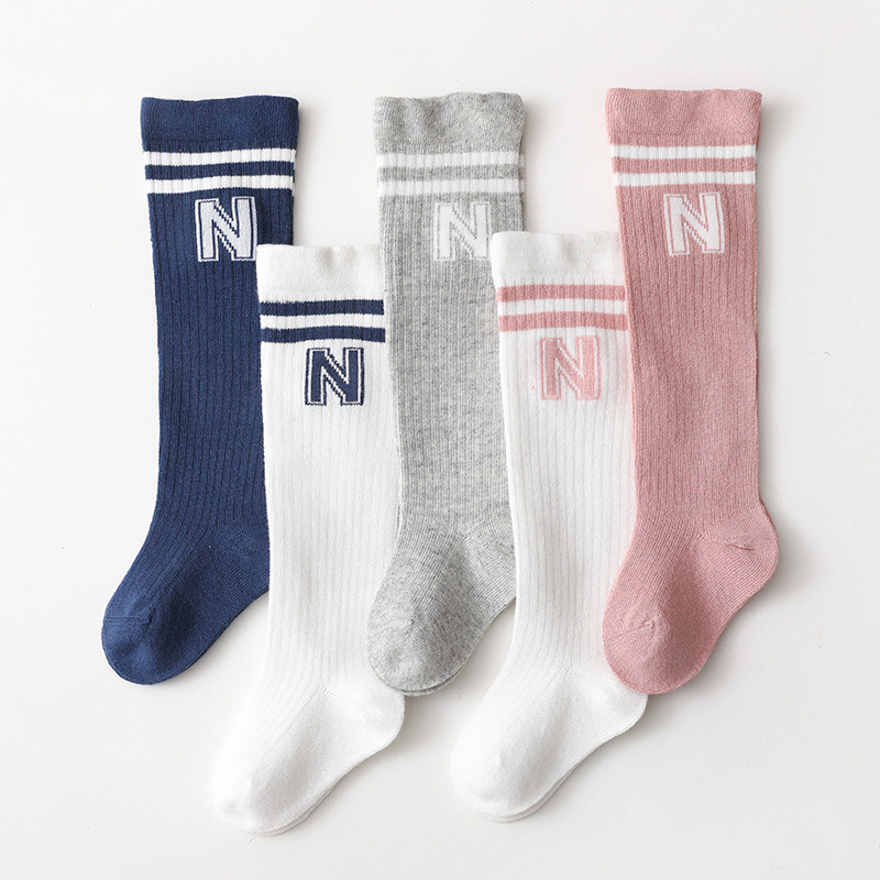 New Design Long Baby Socks for Girls Socks Sustainable Cotton Breathable Casual Sweat Girls Socks