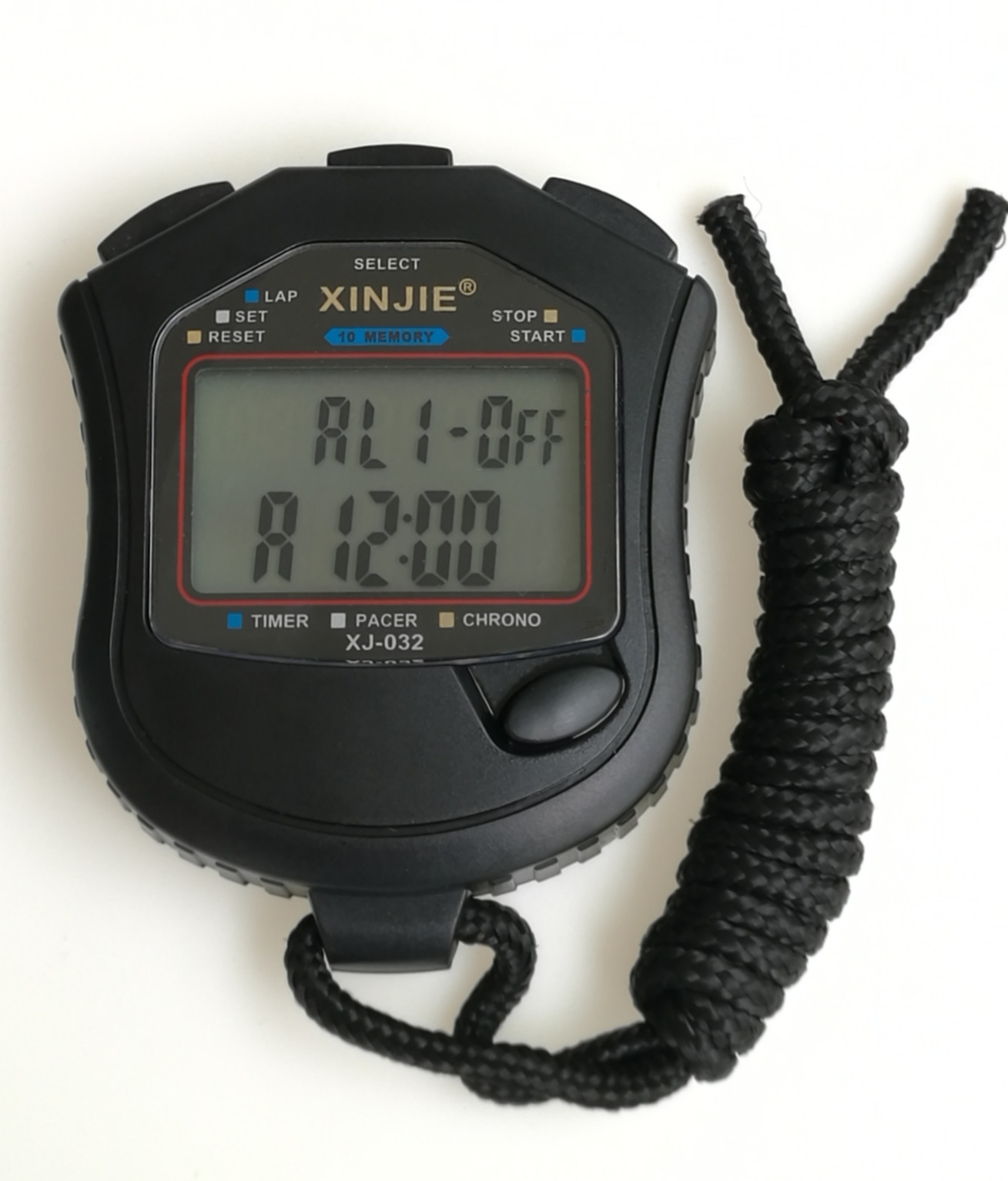 2021 Professional Digital Sports Stopwatch with Perpetual Calendar Function High Quality ABS Material Stopwatch