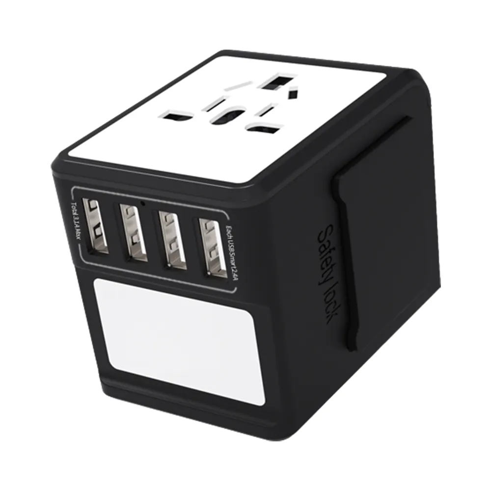 In Stock Travel Power Adapters Plugs Hotel Wall Charger EU UK US AU AC Converter Mobile Phone Usb Adapter