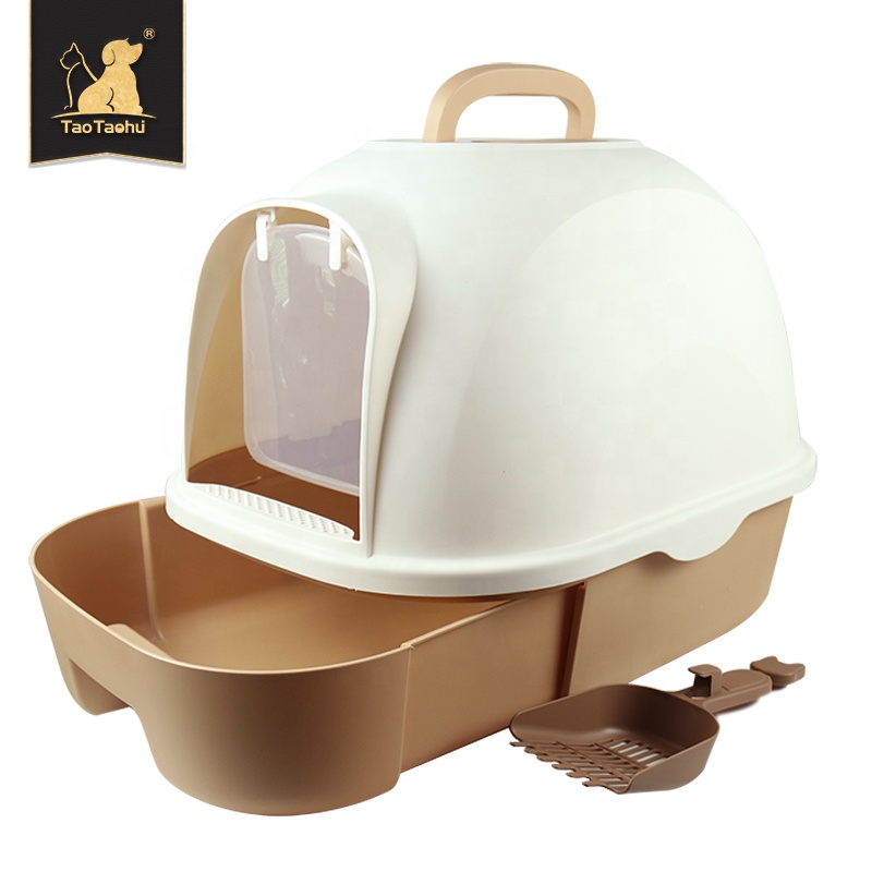 TaoTaohui hot sale cat toilet litter box anti splash cat sandbox drawer type cat nest box with large space closure