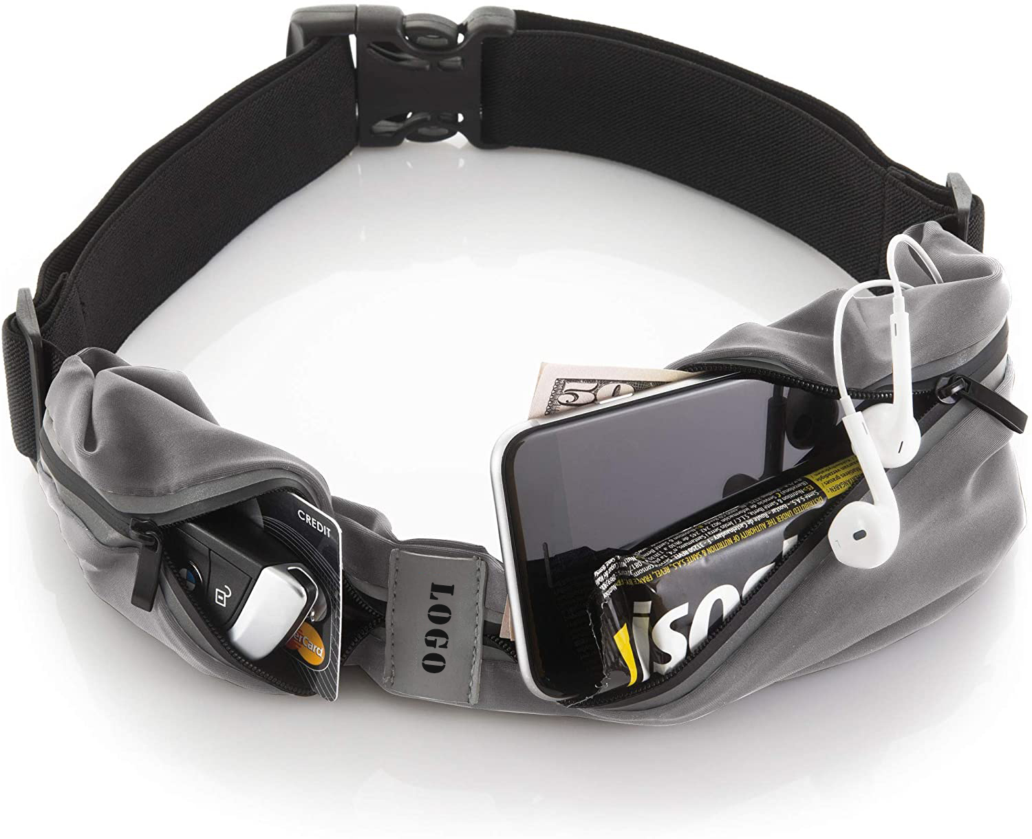 Custom Running Belt Waist Pack Adjustable Running Pouch Waterpoof Sports Belt Fanny Pack