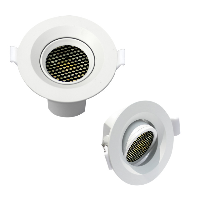 Adjustable Honeycomb Antiglare CCT Changeable 7w 60mm 70mm Led Downlight